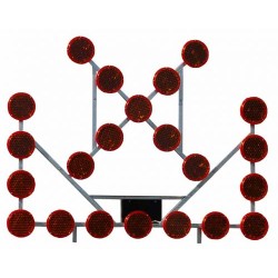 Panou Sageti luminoase LED de semnalizare - dirijare trafic - 22 lampi 200 mm diametru  Panou Sageti luminoase LED de semnalizare - dirijare trafic - 22 lampi 200 mm diametru